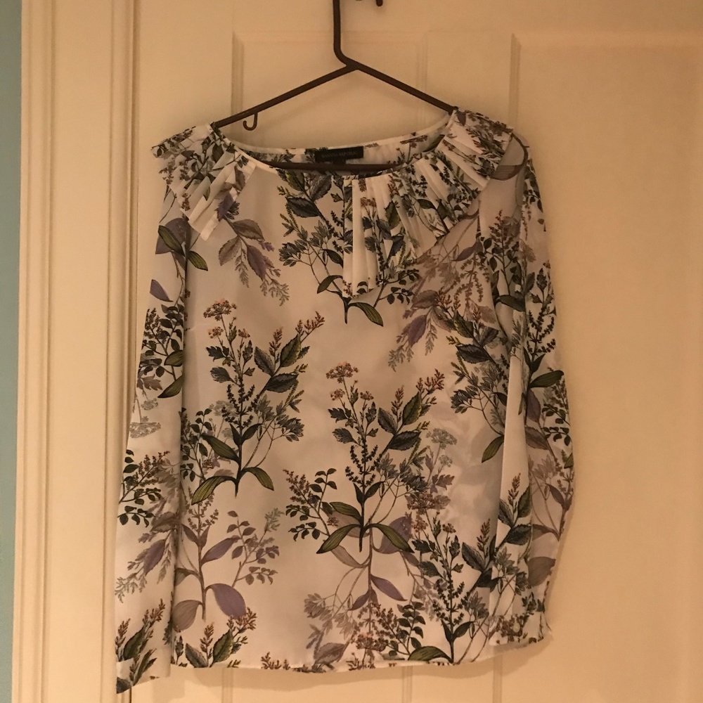 Ruffle Neck Blouse